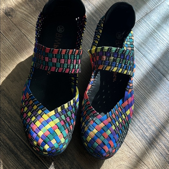 bernie mev. Multicolor Woven Wedges - Picture 3 of 13